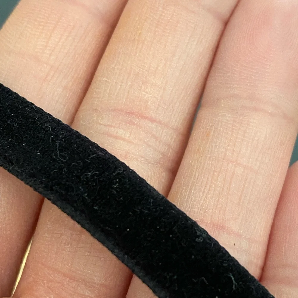 Black band velvet velveteen choker necklace